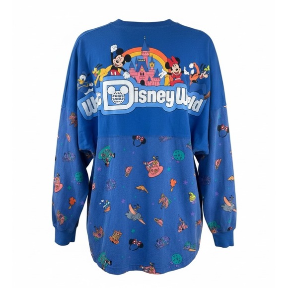 Disney Other - Walt Disney World Play in the Park Mickey & Friends Spirit Jersey Blue Unisex M
